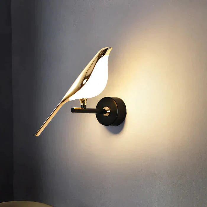 Wandleuchte | Modernes Design | Vogel-Form | LED Akzentbeleuchtung