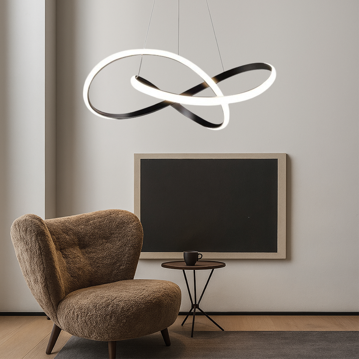 LED-Kronleuchter Modern | Acryl & Metall | Fernbedienung | 50–60 cm