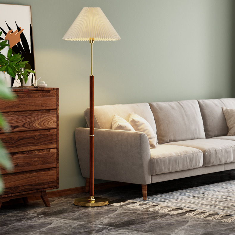 Bodenlampe Papier de Riz | Nordic Stil | E27 LED-Licht | Warmweiß