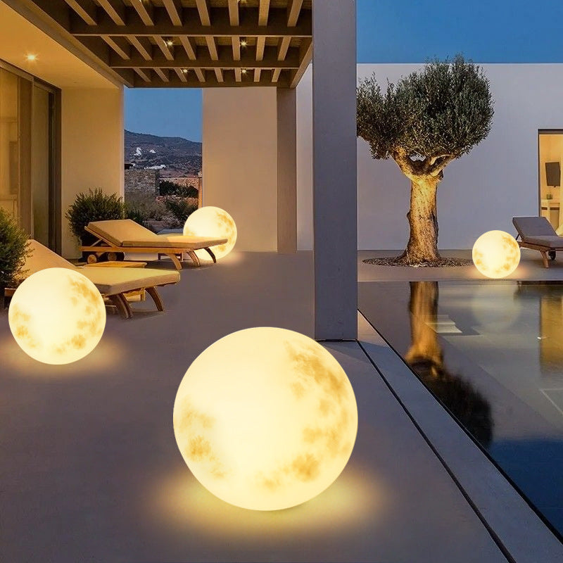 Solar Gartenlampe Mond | LED | Warmweiß | Outdoor