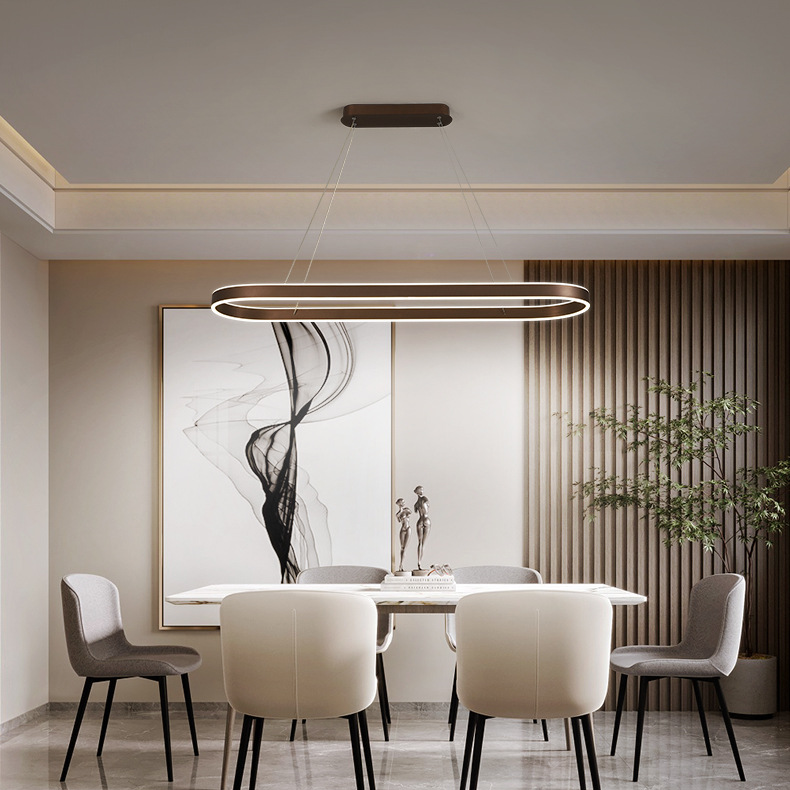 Küchen-Luster | Roségold Finish | LED-Licht | Modern & Elegant
