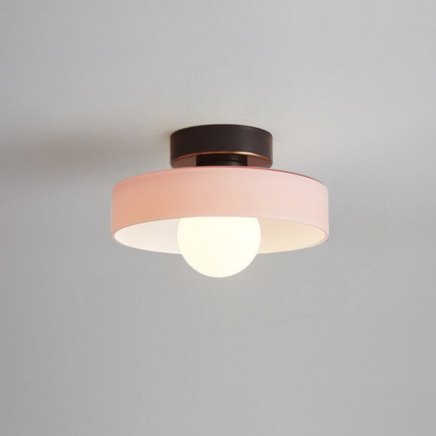 LED-Deckenleuchte | Bauhaus-Glas | 3-Farben-Dimmbar | Wohnzimmer & Flur