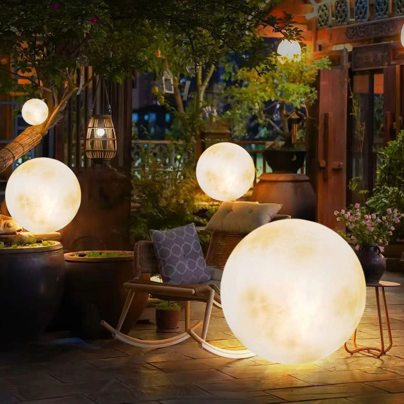 Solar Gartenlampe Mond | LED | Warmweiß | Outdoor