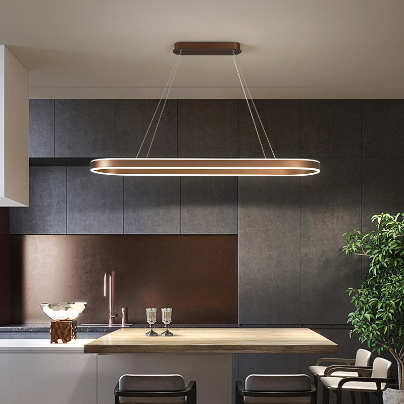 Küchen-Luster | Roségold Finish | LED-Licht | Modern & Elegant