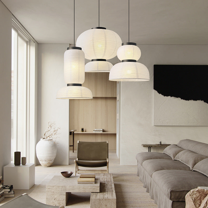 Pendelleuchte Stoff Wabi-Sabi | E27 | LED | Warmweiß