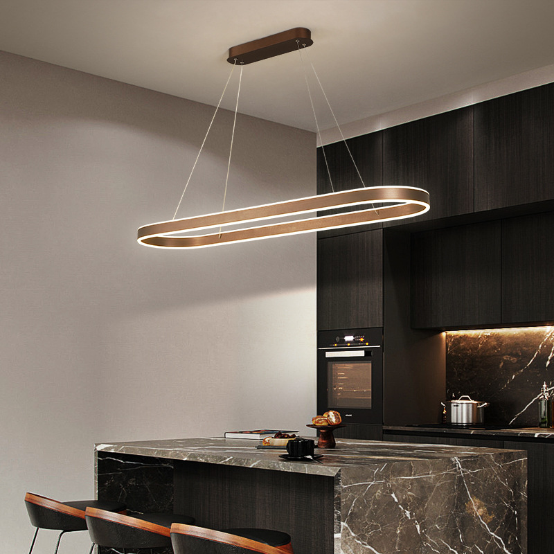 Küchen-Luster | Roségold Finish | LED-Licht | Modern & Elegant