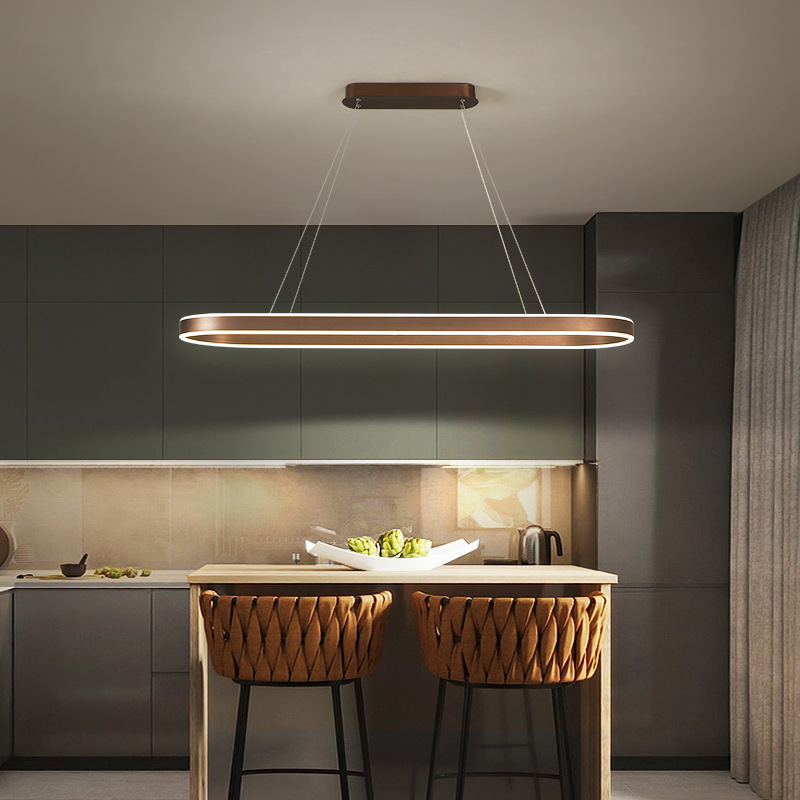 Küchen-Luster | Roségold Finish | LED-Licht | Modern & Elegant
