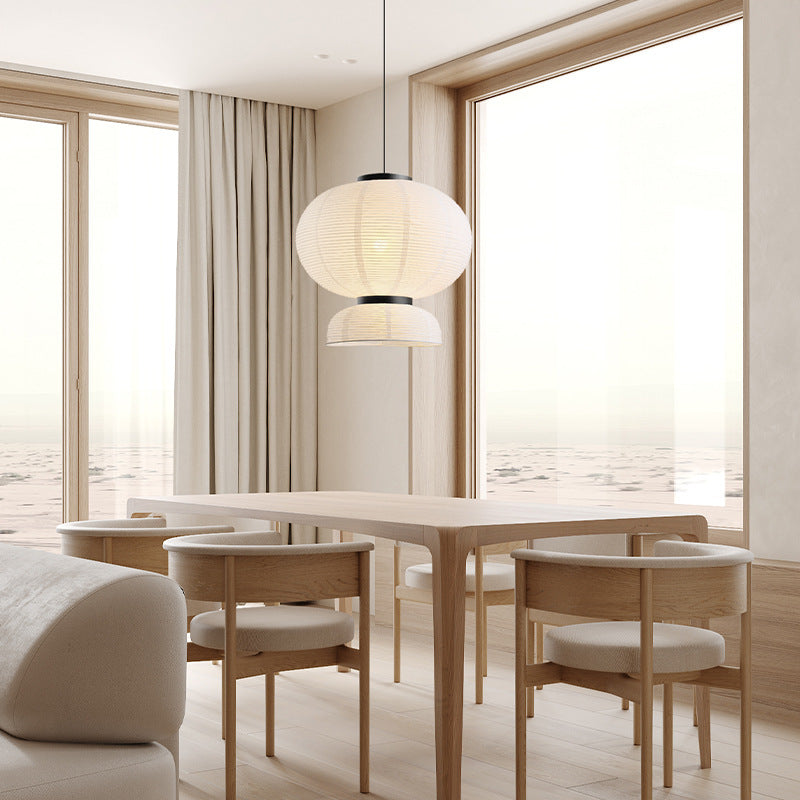 Pendelleuchte Stoff Wabi-Sabi | E27 | LED | Warmweiß