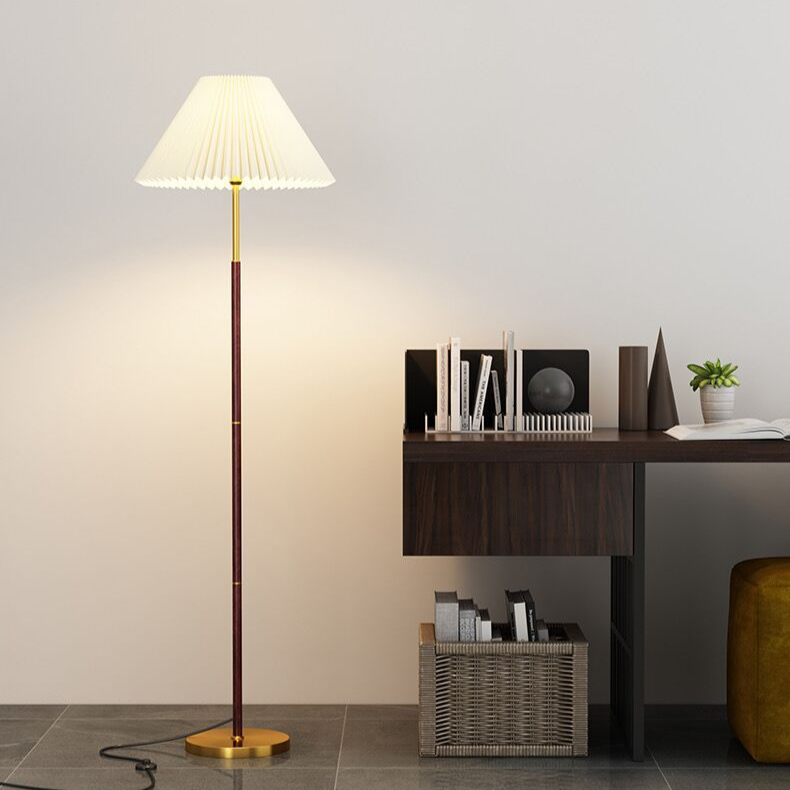 Bodenlampe Papier de Riz | Nordic Stil | E27 LED-Licht | Warmweiß