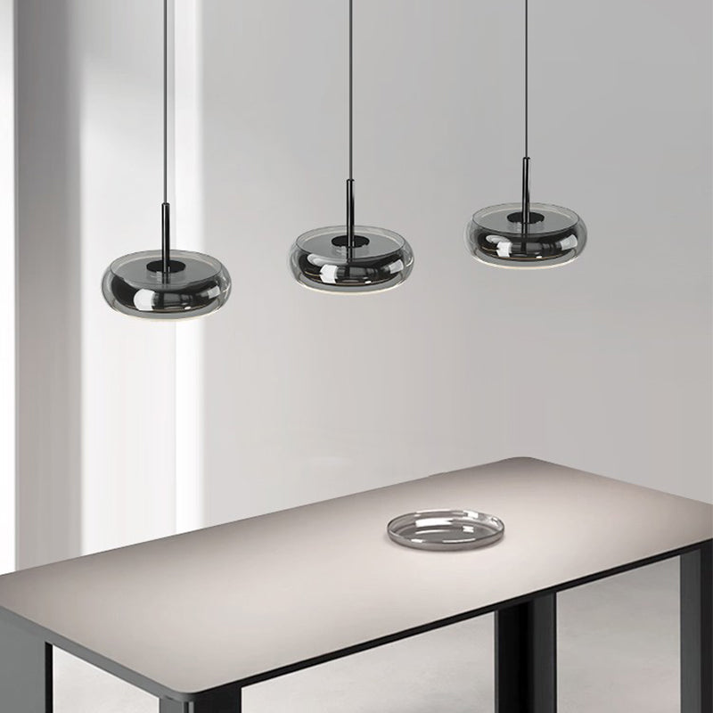 Pendelleuchte 3-flammig Glas | LED | Modern | Linear