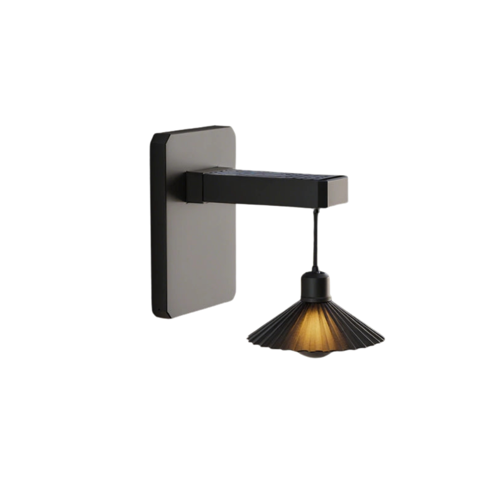 Solar-Wandleuchte Hängeschirm | LED Warmweiß | IP44 | Außen