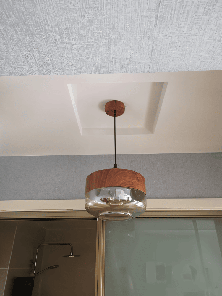 Pendelleuchte Glas Retro | Höhenverstellbar | LED