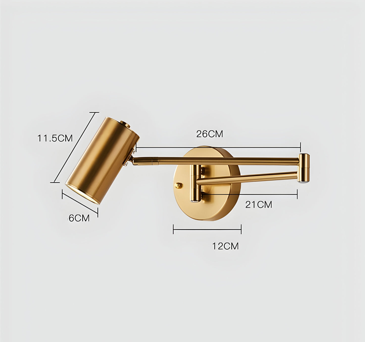 LED Wandleuchte | Verstellbarer Arm | Schlafzimmer & Arbeitszimmer