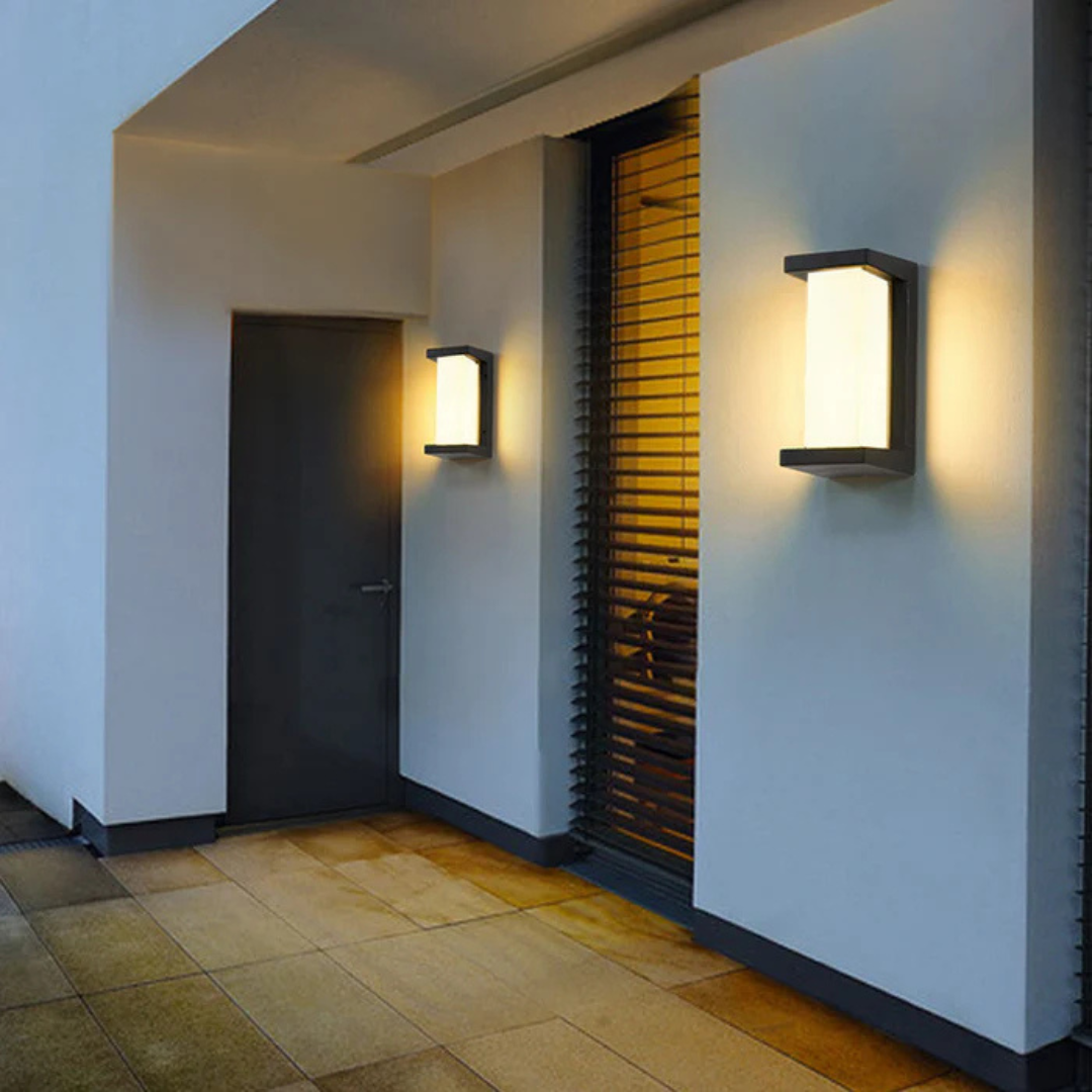 LED-Wandleuchte mit Bewegungsmelder | 3000K Warmweiß | IP65 | Außen