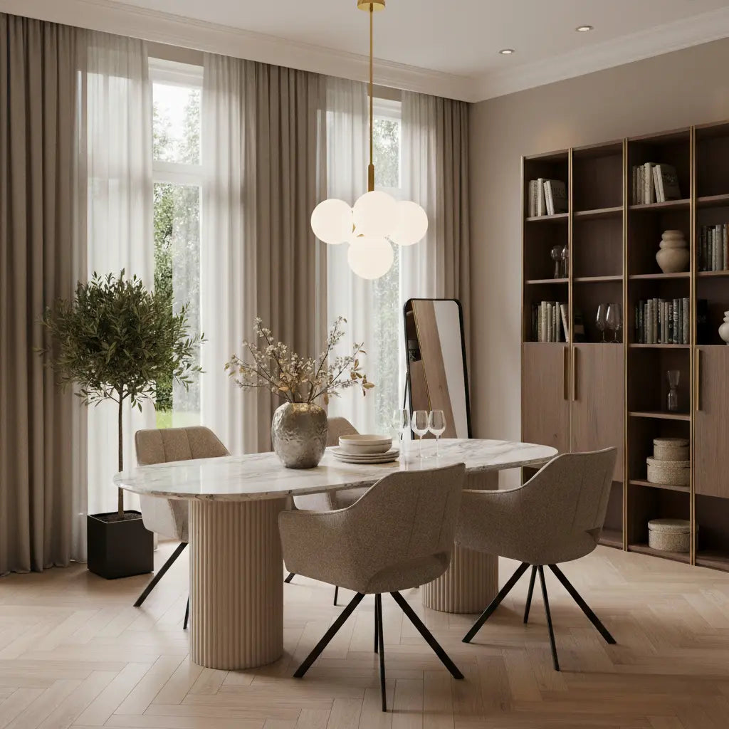 Pendelleuchte | Glasbollen | 5- oder 13-flammig | Modern & Vielseitig