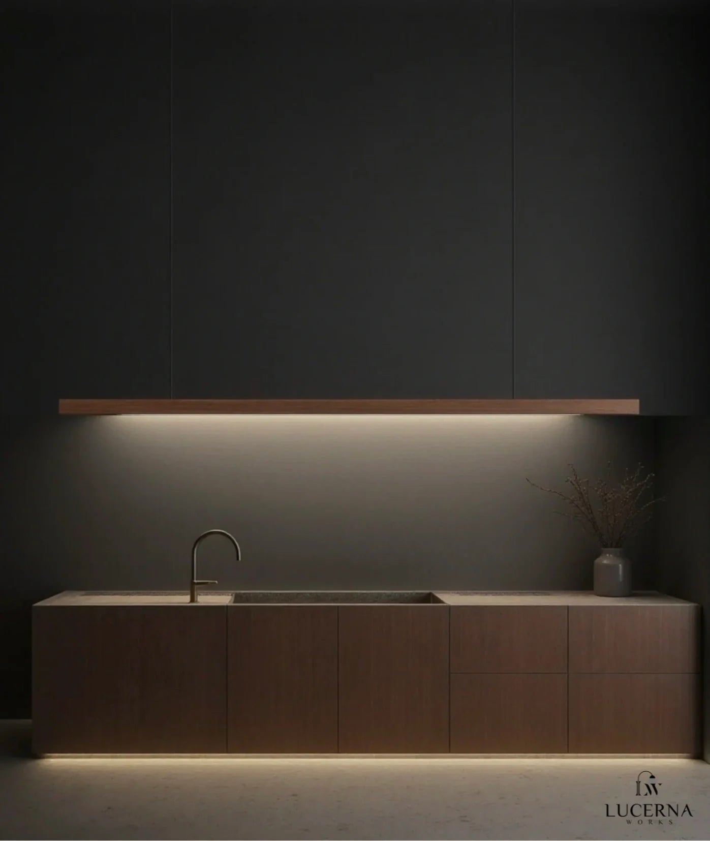 Pendelleuchte | Holzdesign Länglich | Dimmbar | Esszimmer & Kücheninsel