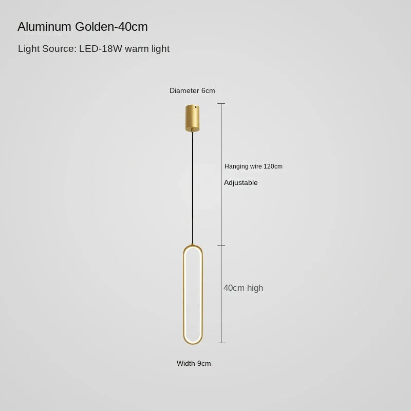 Pendelleuchte | Schwarz & Gold | Modern & Höhenverstellbar | Wohnzimmer & Schlafzimmer