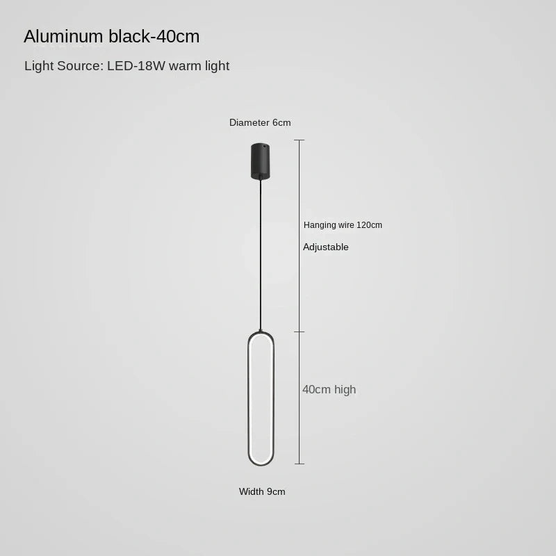 Pendelleuchte | Schwarz & Gold | Modern & Höhenverstellbar | Wohnzimmer & Schlafzimmer