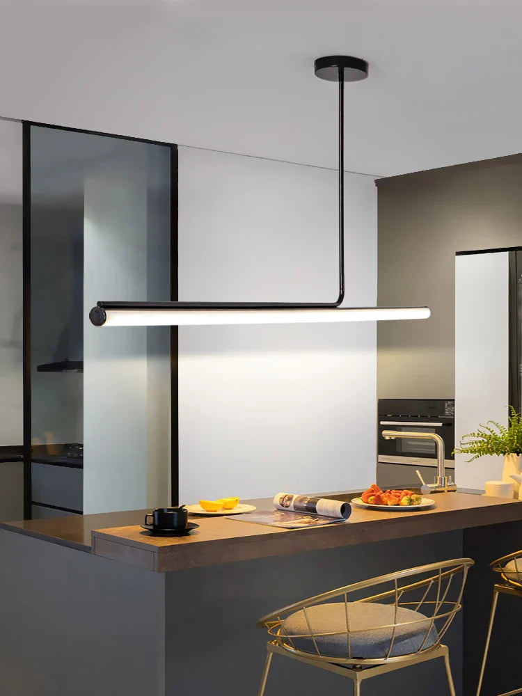 Design-Pendelleuchte | Schwarz oder Weiß | Dimmbar per Fernbedienung | Küche & Esszimmer