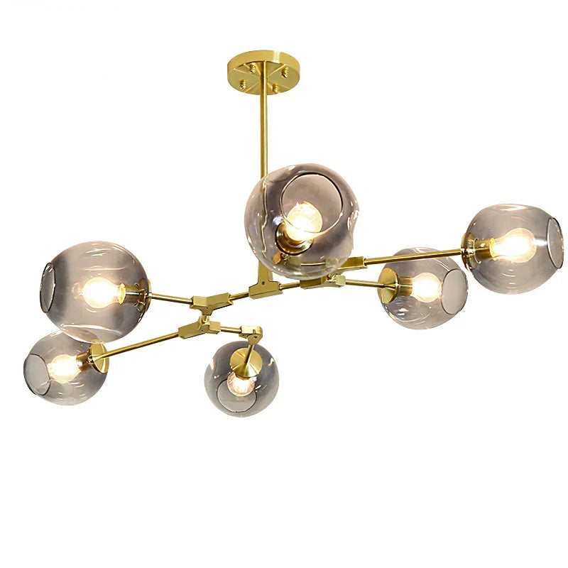 Wohnzimmer Pendelleuchte | Bewegliche Arme | Glasvarianten & Größen