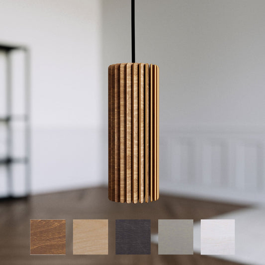 Pendelleuchte | Holzoptik | Warmweißes Licht | Wohnzimmer & Esszimmer