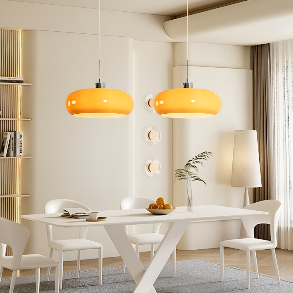 LED-Pendelleuchte | Bauhaus Design | Glas & Eisen | Esszimmer & Wohnzimmer