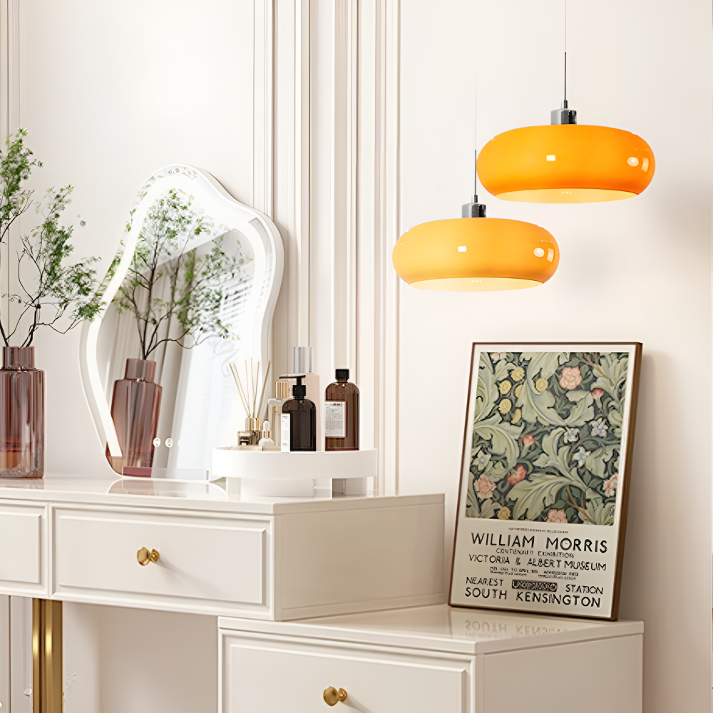 LED-Pendelleuchte | Bauhaus Design | Glas & Eisen | Esszimmer & Wohnzimmer