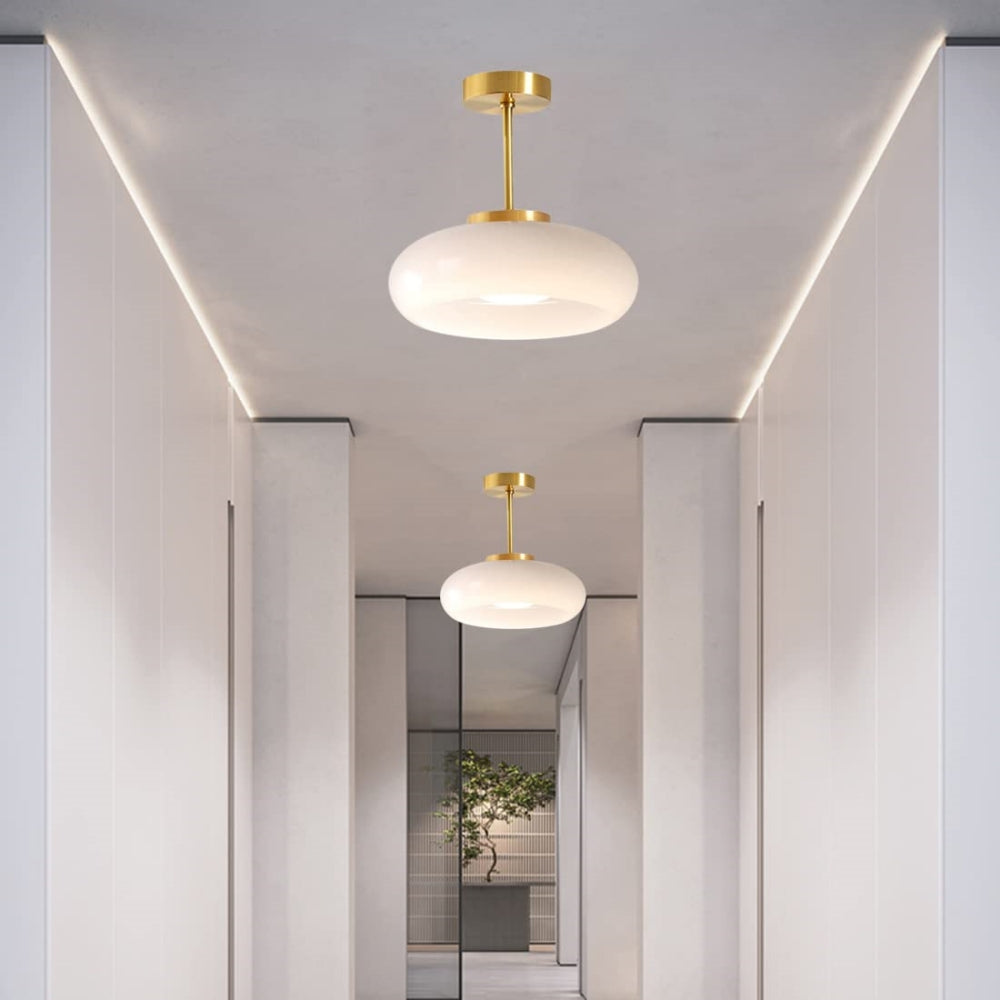 Deckenlampe Wohnzimmer Vintage Glas | E27