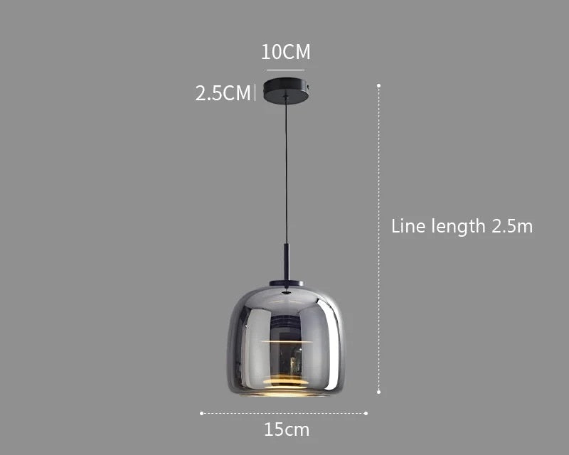 Glas‑Pendelleuchte | Luxus & Elegant | Esszimmer & Wohnzimmer