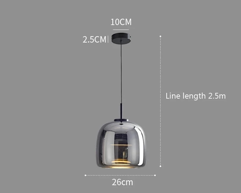 Glas‑Pendelleuchte | Luxus & Elegant | Esszimmer & Wohnzimmer