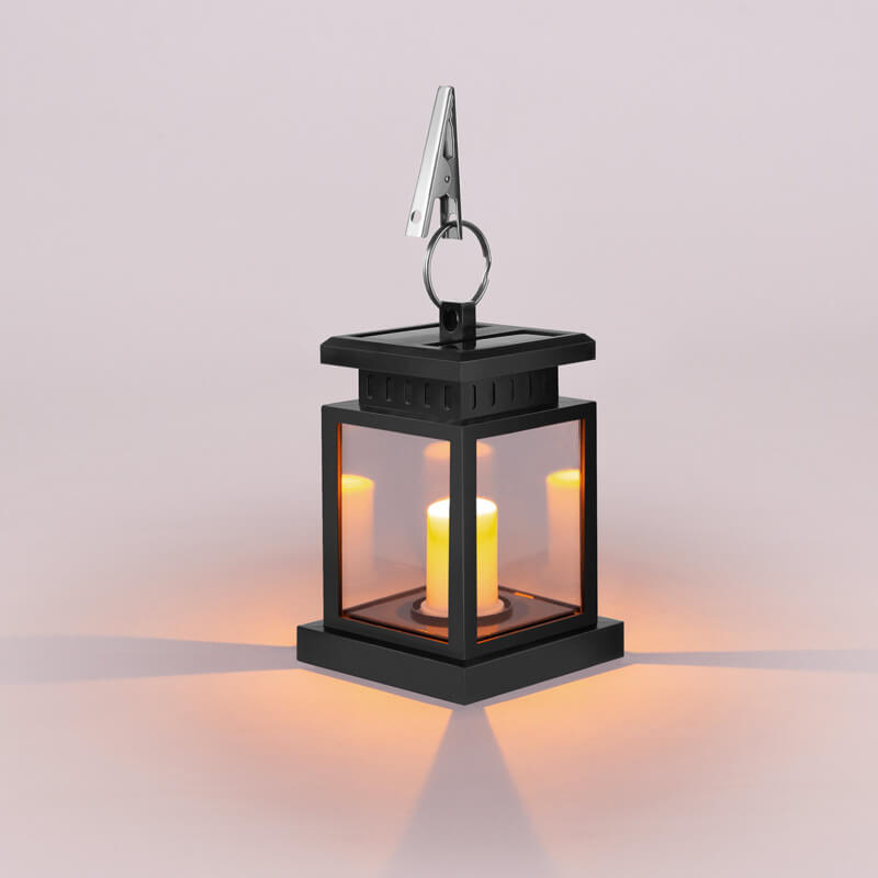 Solar-Hängelaterne Vintage | LED Kerzenlicht | IP44 | Garten & Terrasse