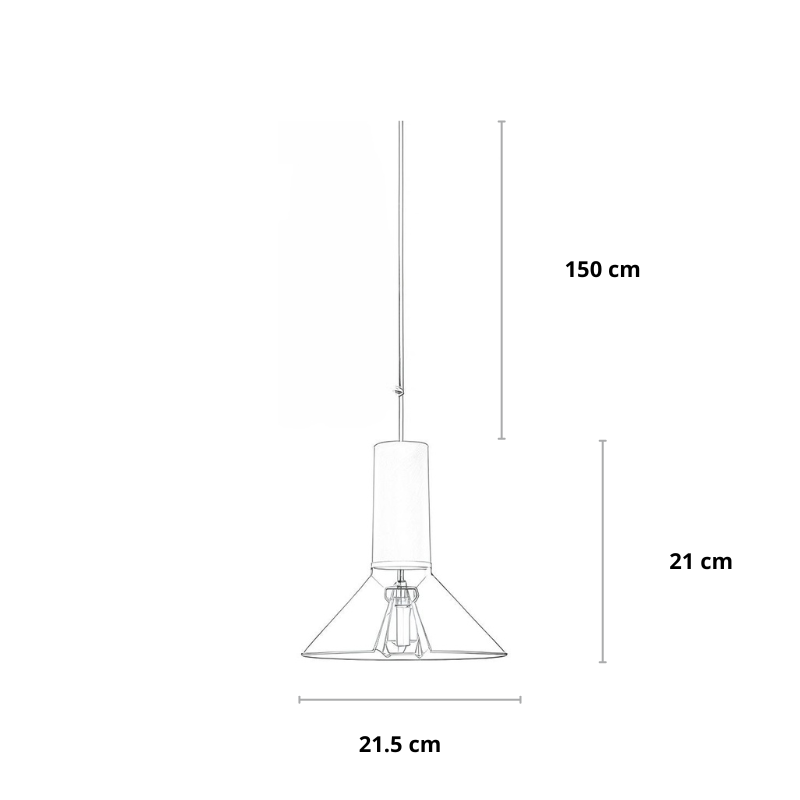 Industrielle Pendelleuchte mit Betonoptik | Spatium