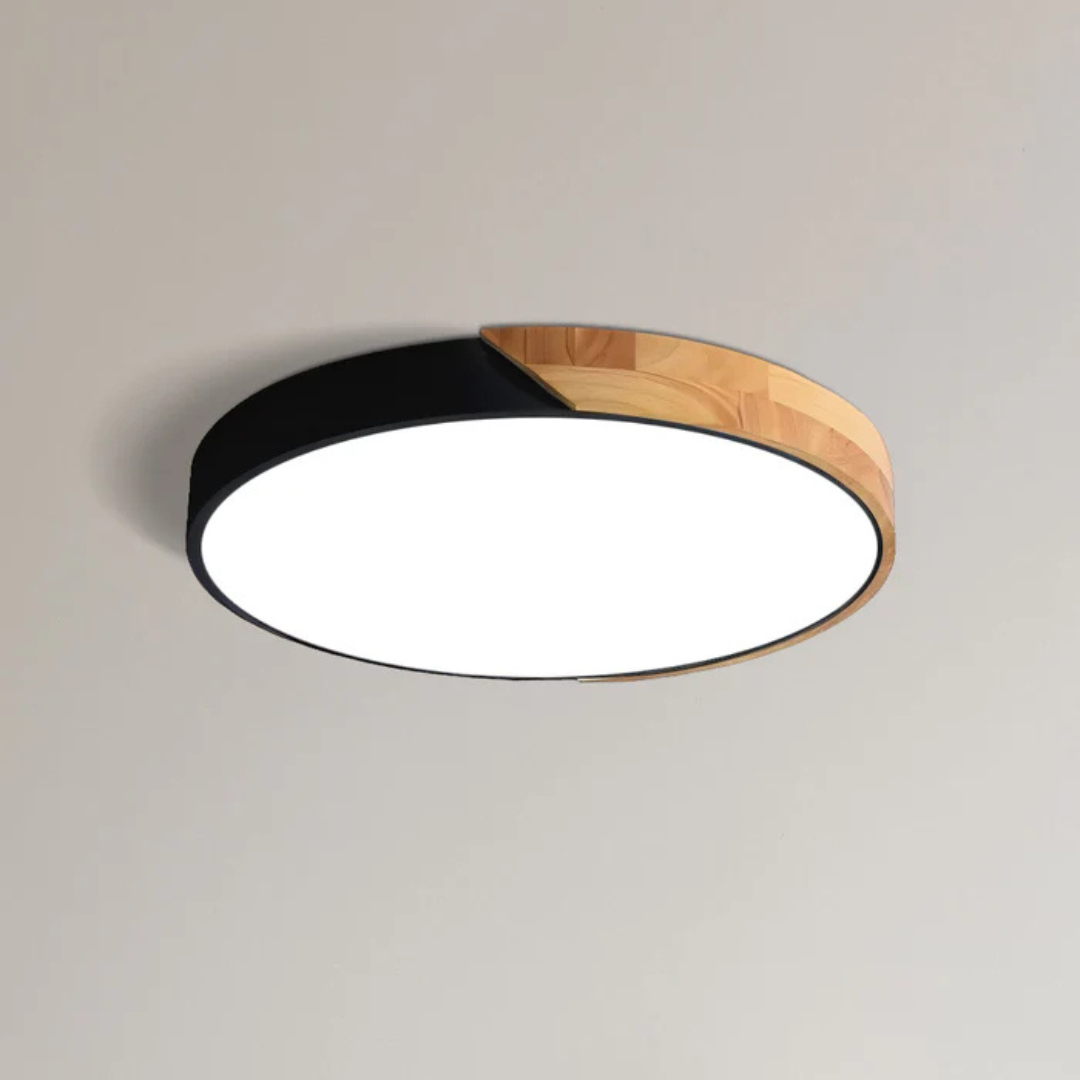 LED-Deckenleuchte | Holz & Acryl | Skandinavisches Design