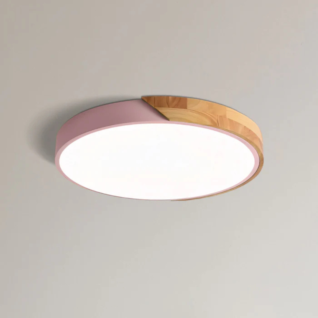 LED-Deckenleuchte | Holz & Acryl | Skandinavisches Design