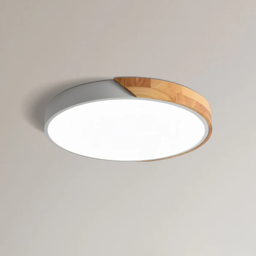 Deckenleuchte | Skandinavisch Rund | LED-Aufputz | Modernes Design