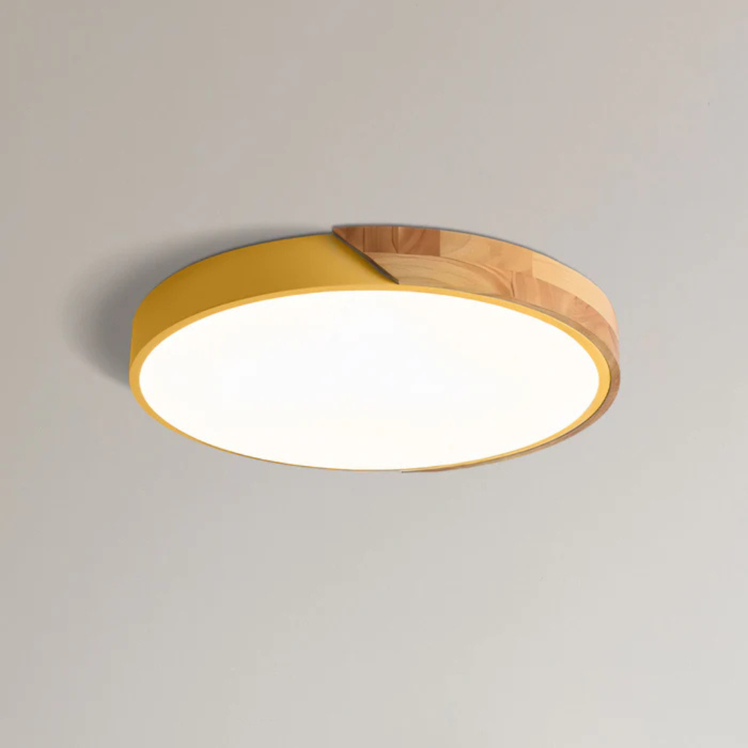 Deckenleuchte | Skandinavisch Rund | LED-Aufputz | Modernes Design