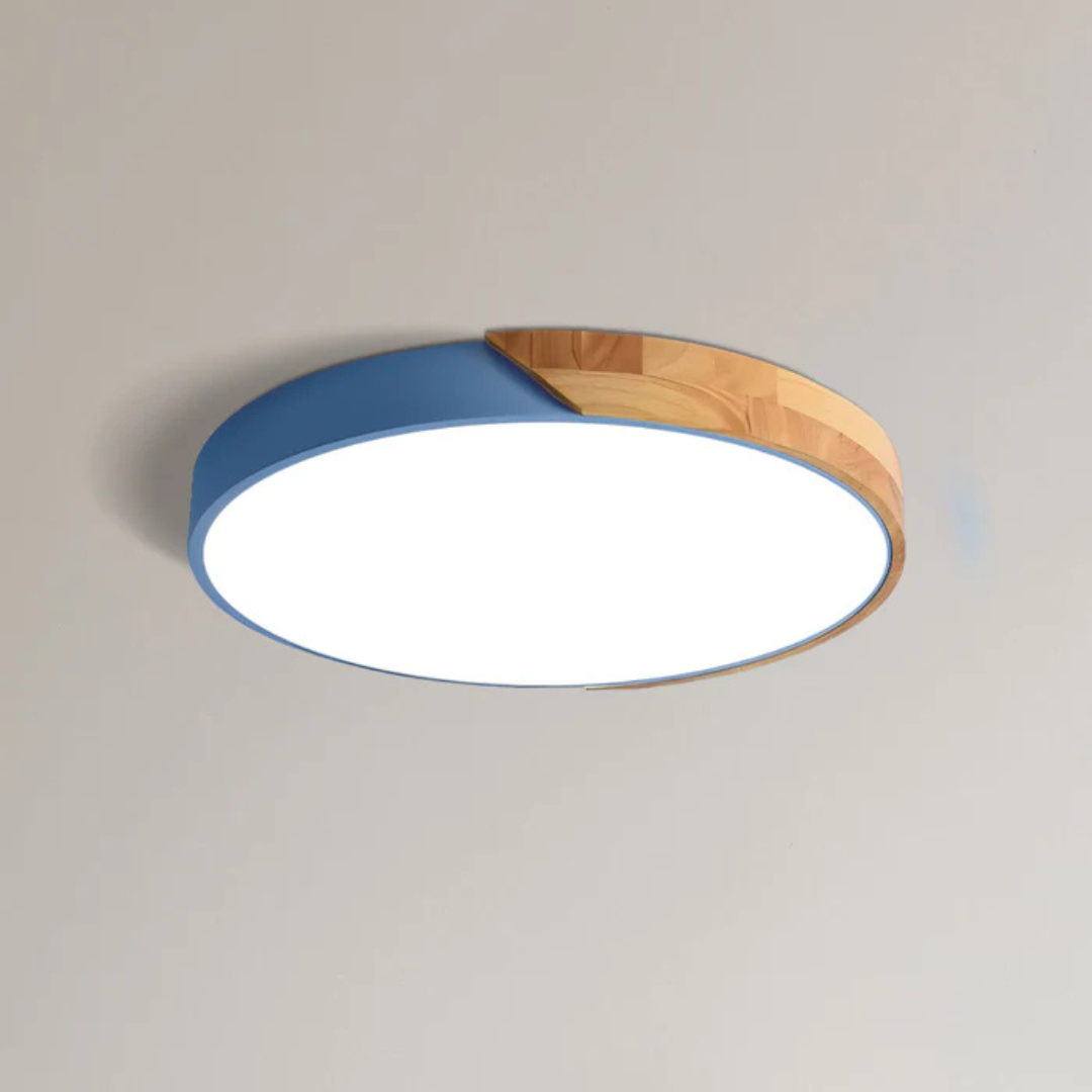 Deckenleuchte | Skandinavisch Rund | LED-Aufputz | Modernes Design
