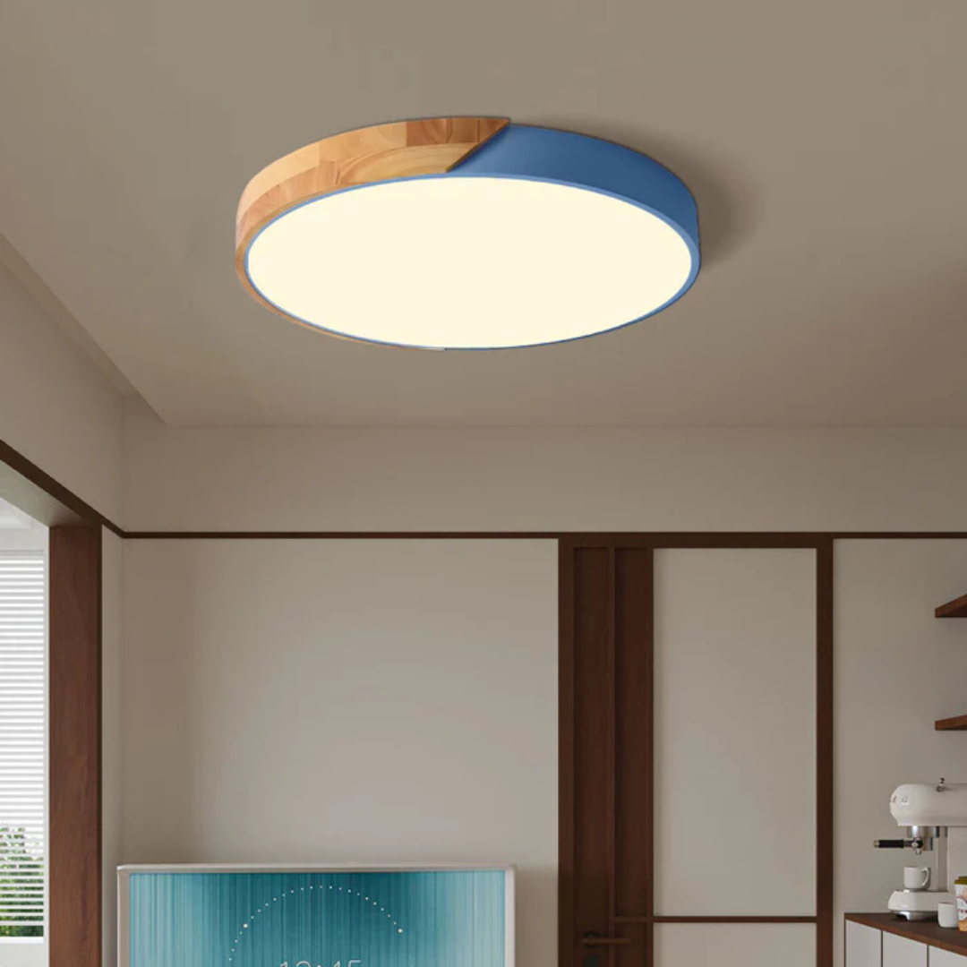 Deckenleuchte | Skandinavisch Rund | LED-Aufputz | Modernes Design