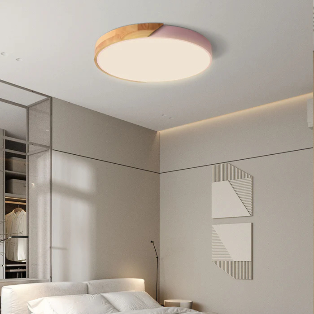 Deckenleuchte | Skandinavisch Rund | LED-Aufputz | Modernes Design