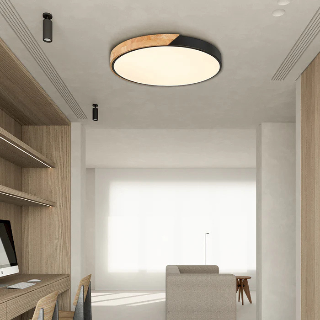 Deckenleuchte | Skandinavisch Rund | LED-Aufputz | Modernes Design