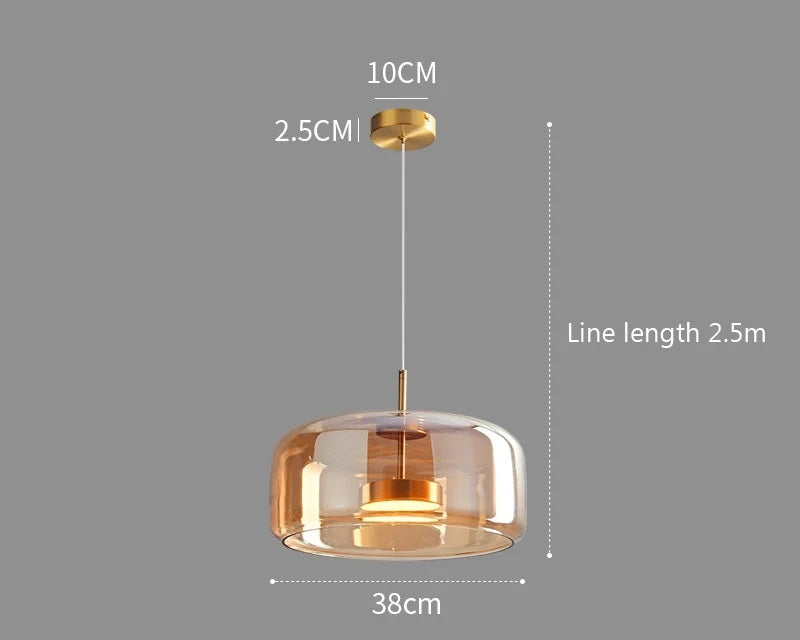 Glas‑Pendelleuchte | Luxus & Elegant | Esszimmer & Wohnzimmer