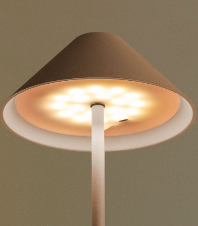 Kabellose LED-Tischlampe | Wetterfest | Touch-Dimmung | Modern