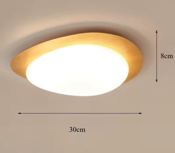 LED‑Deckenleuchte | Holzoptik | Stilvolle & Moderne Raumbeleuchtung