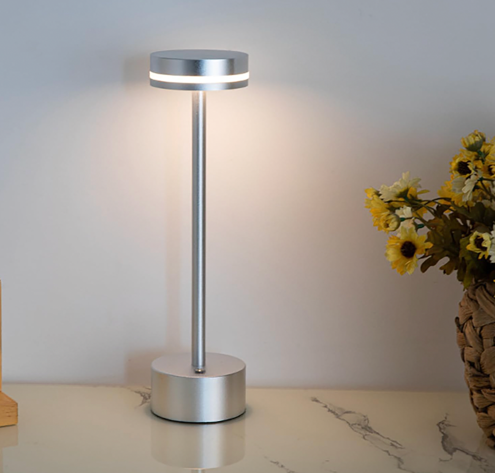 Kabellose LED‑Tischlampe | Design & Ambientelicht | Touch‑Dimmbar
