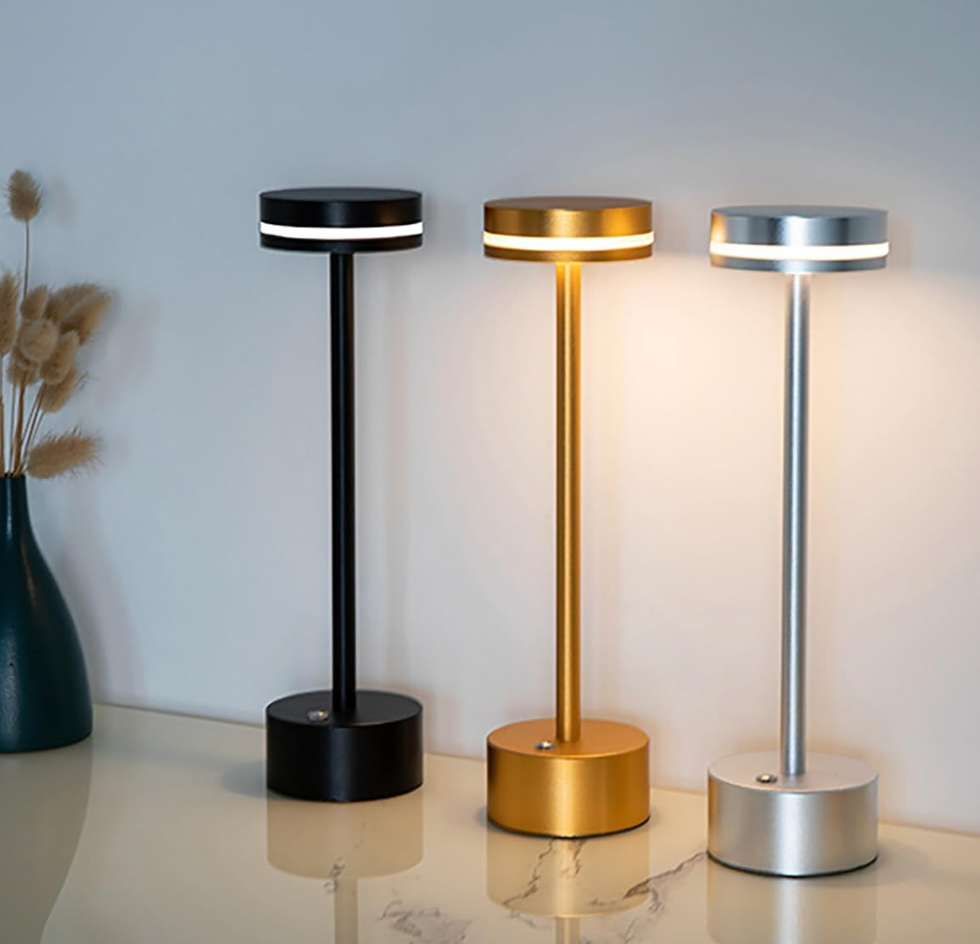 Kabellose LED‑Tischlampe | Design & Ambientelicht | Touch‑Dimmbar