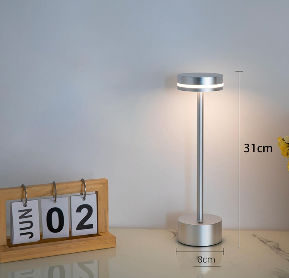 Kabellose LED‑Tischlampe | Design & Ambientelicht | Touch‑Dimmbar