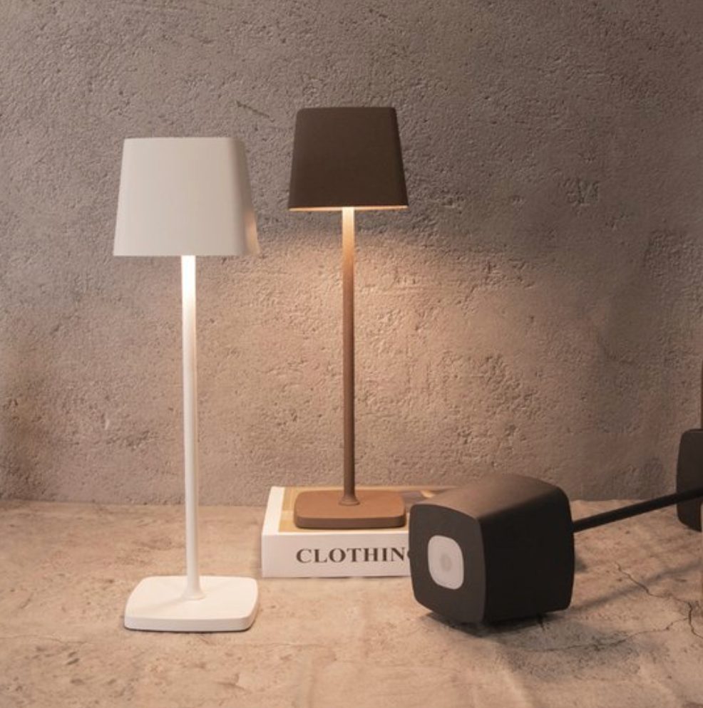 Kabellose LED-Tischlampe | Tragbar & Dimmbar | Modernes Lichtdesign