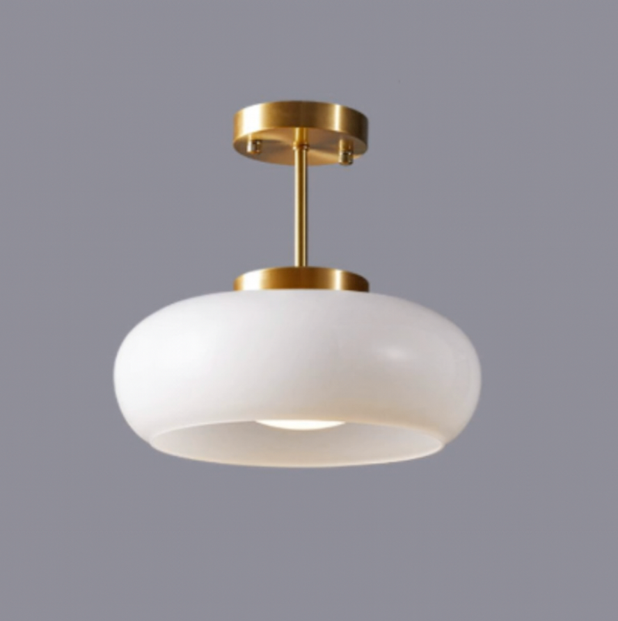 Vintage Glas-Deckenleuchte | Integrierte LED | Wohnzimmer & Esszimmer