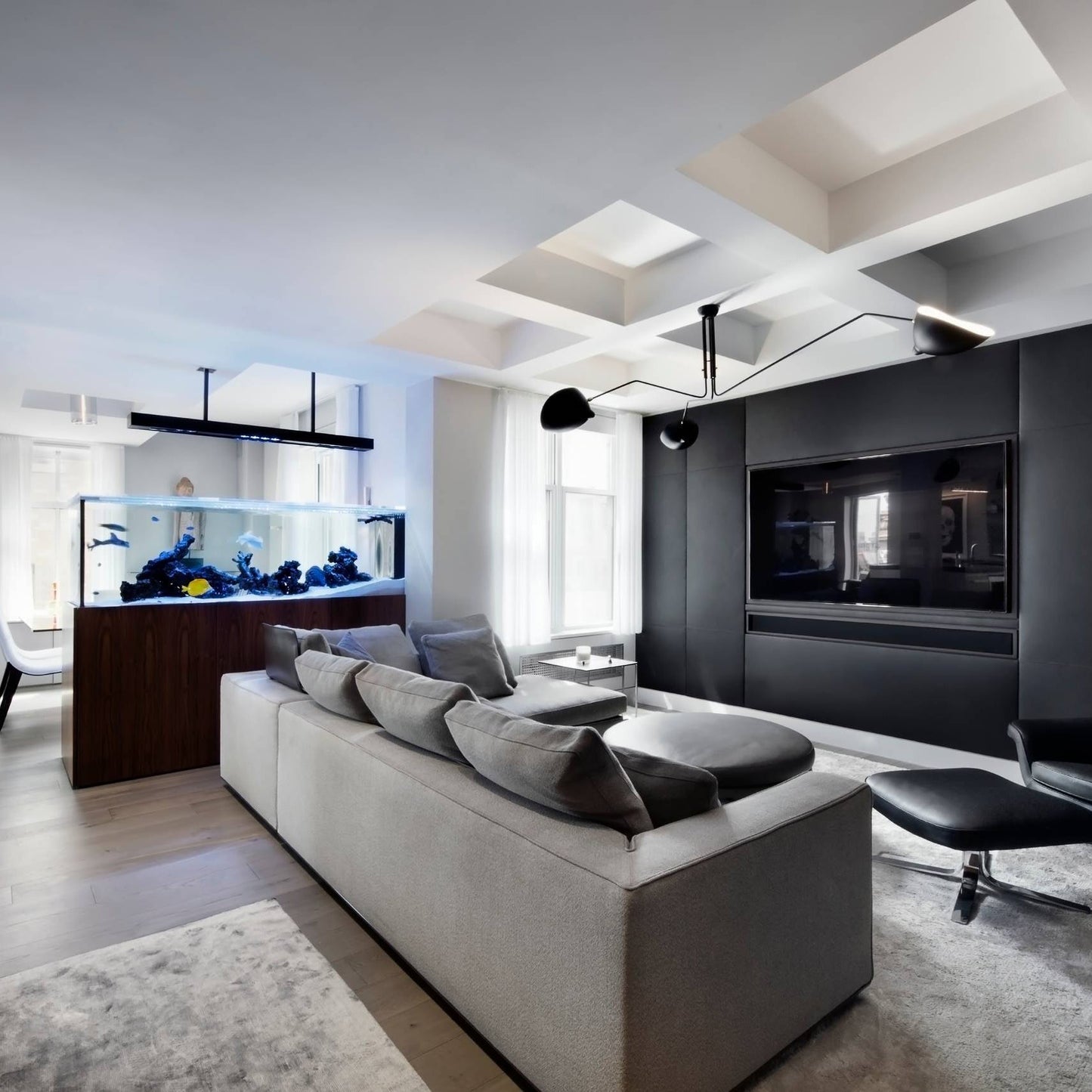 Deckenleuchte | Modernes Design | Verstellbare Arme | Metall | Mehrflammige Beleuchtung