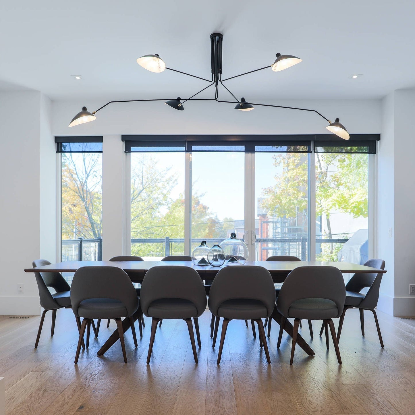 Deckenleuchte | Modernes Design | Verstellbare Arme | Metall | Mehrflammige Beleuchtung